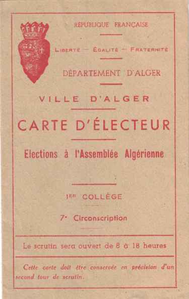 carte d'électeur 