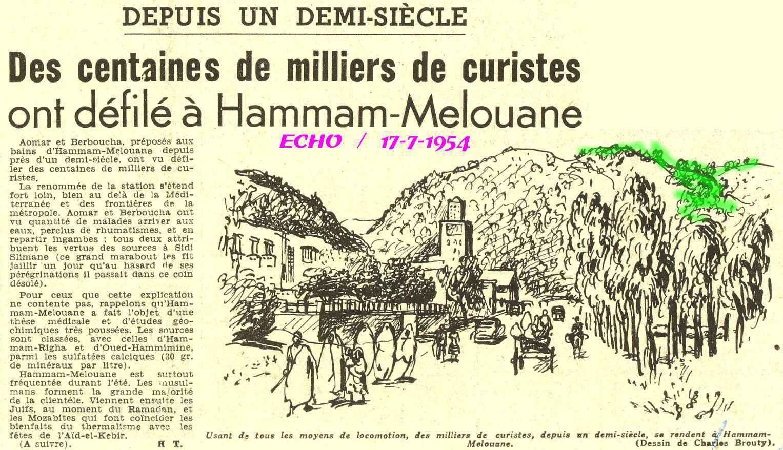 DEPUIS UN DEMI-SIÈCLE 