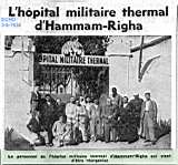 L'hôpital militaire thermal d'Hammam-Righa