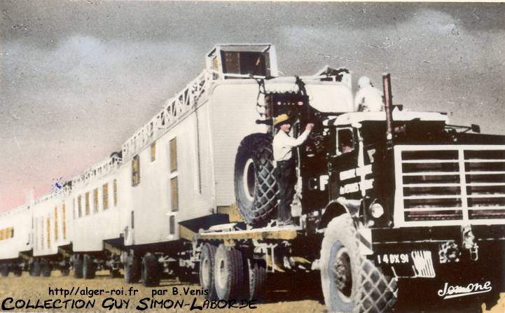 Convoi semi-trailers du camp H 750 