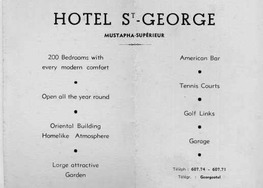 PUBLICITÉ st george hotel