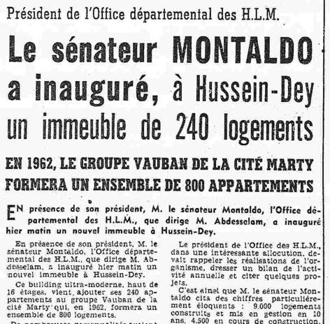 EN 1962, LE GROUPE VAUBAN DE LA CITÉ MARTY FORMERA UN ENSEMBLE DE 800 APPARTEMENTS