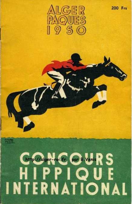 CONCOURS HIPPIQUE PAQUES 1950