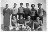 L'équipe militaire du 19ème génie d'Hussein Dey en 1948-49 qui est allée en finale du championnat de France militaire,