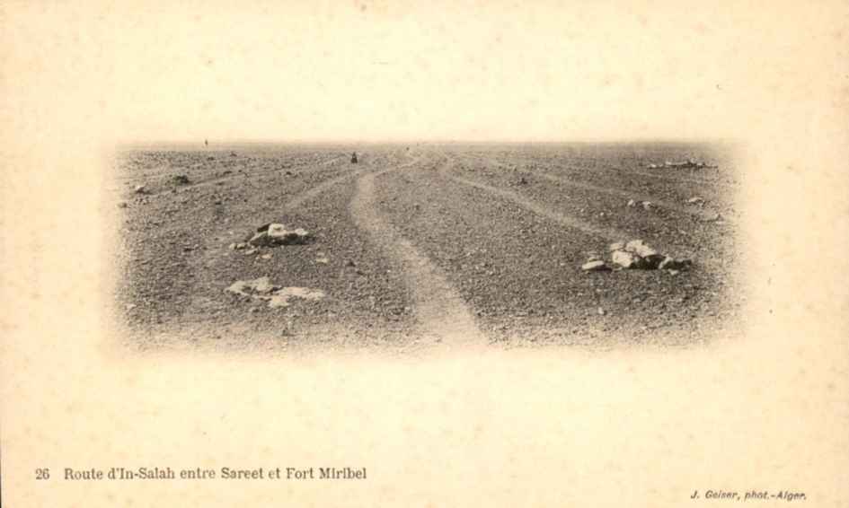 Route Entre Sareet et Fort Miribel