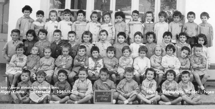 Maternelle, date :1961-1962