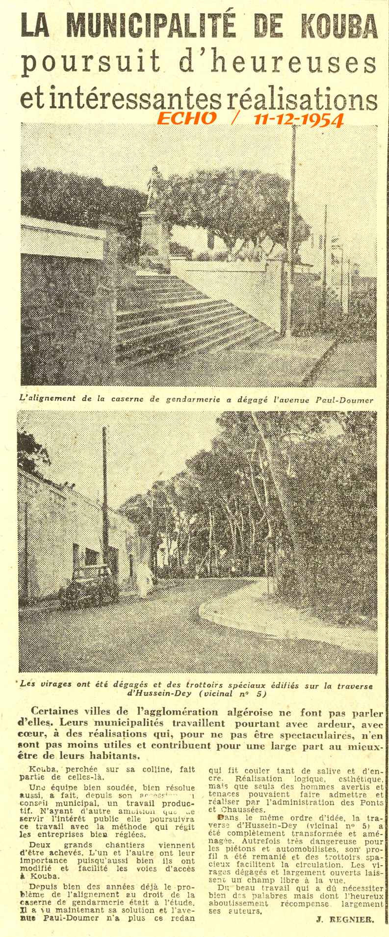 LA MUNICIPALITÉ DE KOUBA 