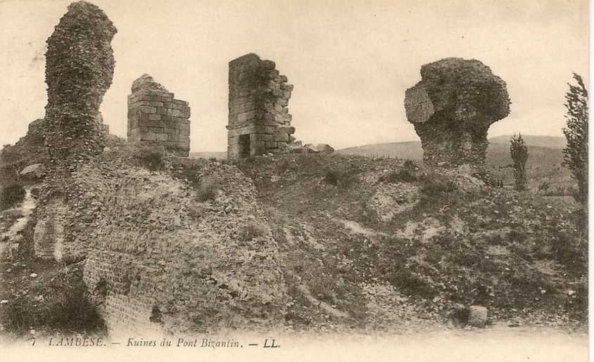 lambese,ruines du pont bizantin