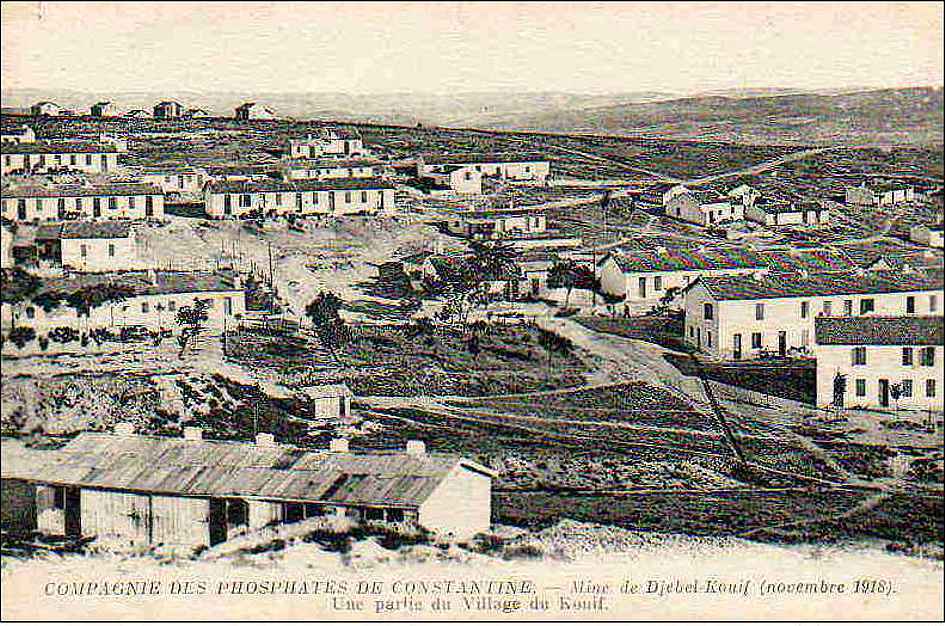 Une partie du village en 1918