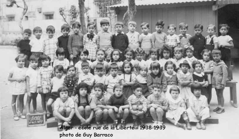 École (maternelle?) de la rue de la Liberté, 1938-1939