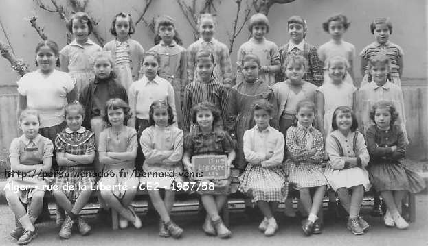 Cours élémentaire 2è année, 1957-1958