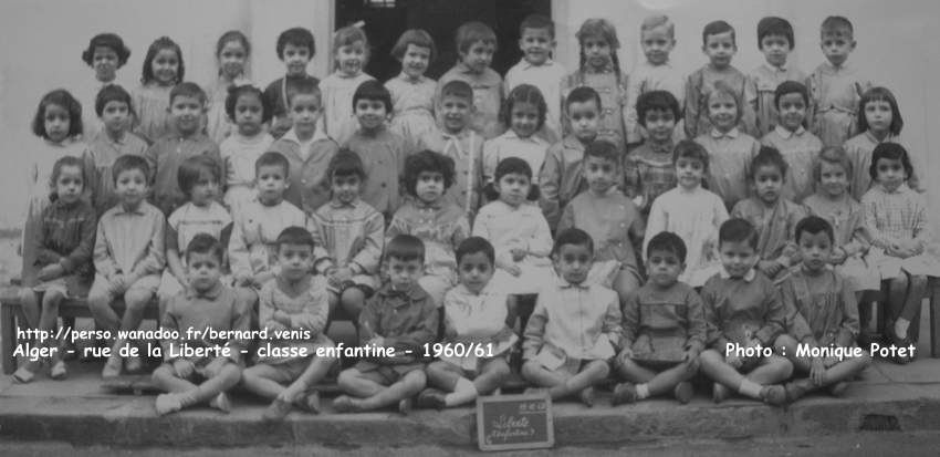 classe enfantine, 1960-1961