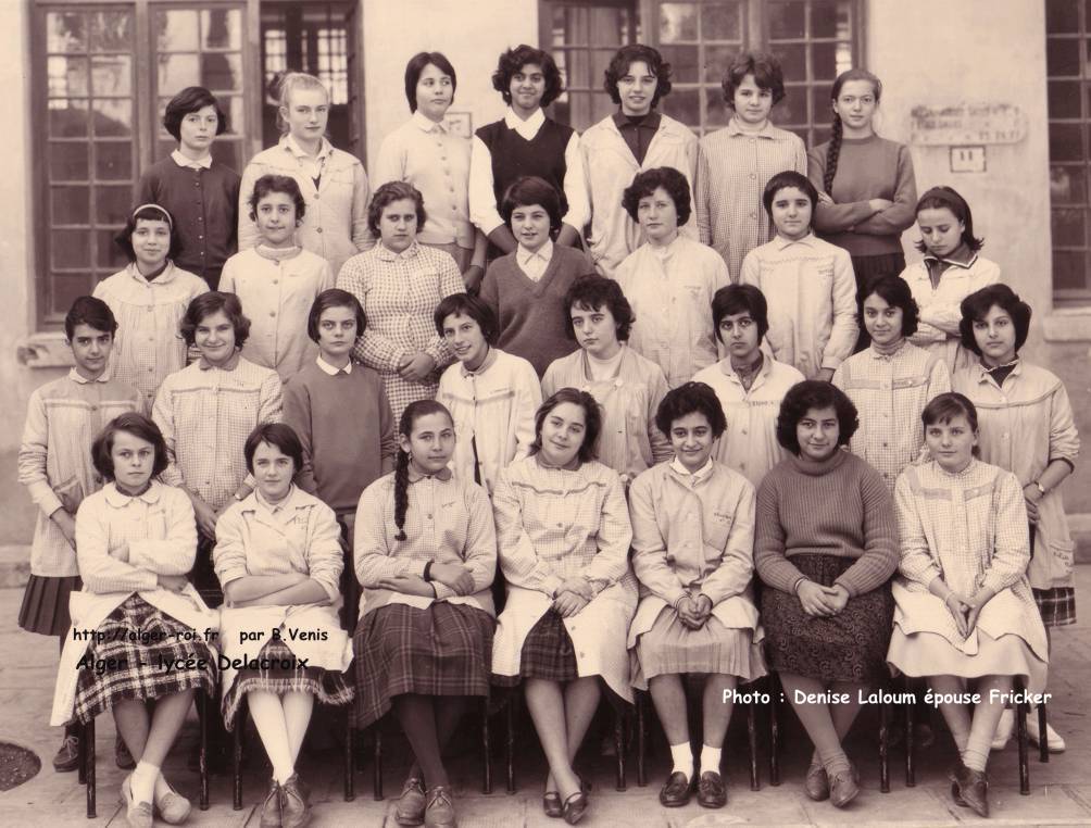 Classe de 4eB2, 1959-1960, lycée Delacroix