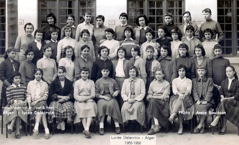 Classe de 4è, 1947-1948,lycée delacroix