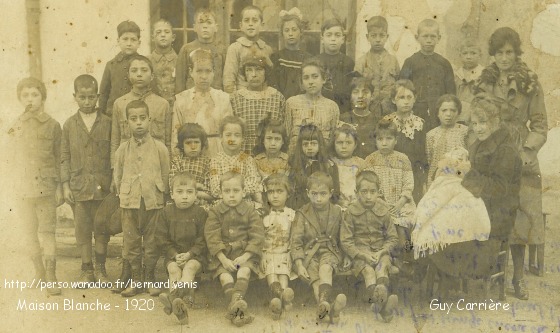La classe en 1920