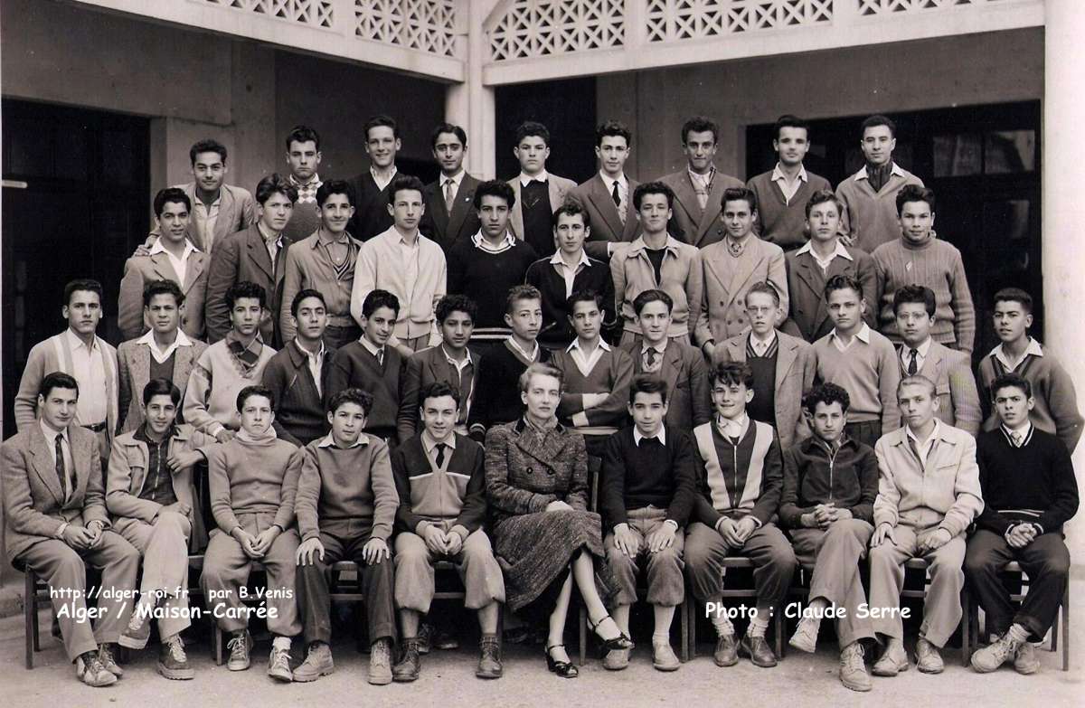 2èM, 1954-1955,lycée maison-carree