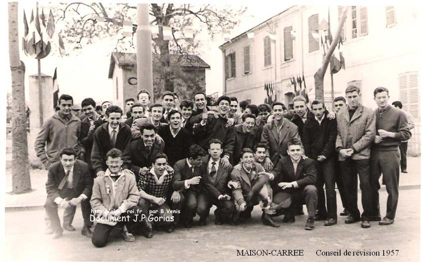 Les conscrits , en 1957