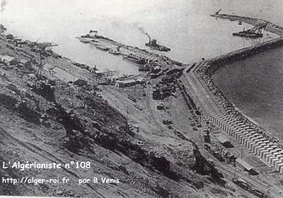 La jetée Est en juillet 1941 (fonds photographique du SHM).