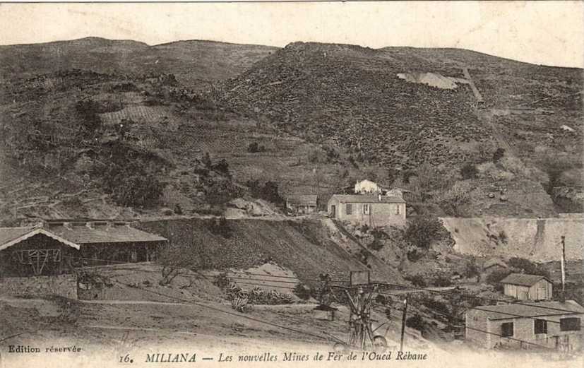 Miliana,mines de fer de l'oued rihane