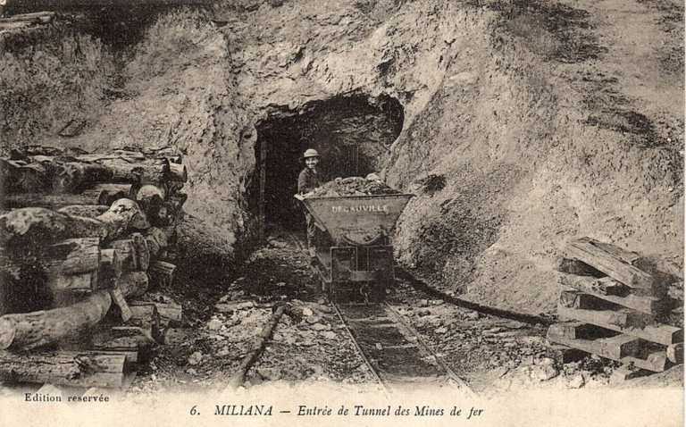 Miliana,entree des mines de fer