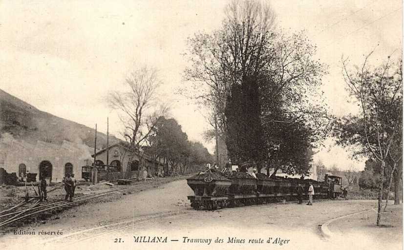 Miliana,tramway des mines de fer