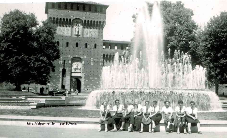 En Italie, Milan - 1953