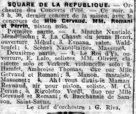 Écho d'Alger du 12 octobre 1921