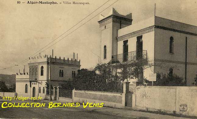 Deux villas mauresques à Mustapha