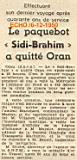 Dernier voyage du Sidi Brahim