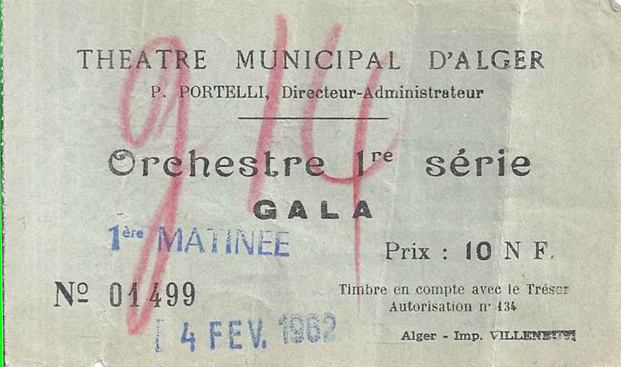 ticket opera