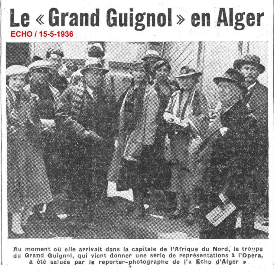 Le «Grand Guignol» en Alger