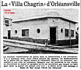 La "Villa Chagrin"d'Orléansville