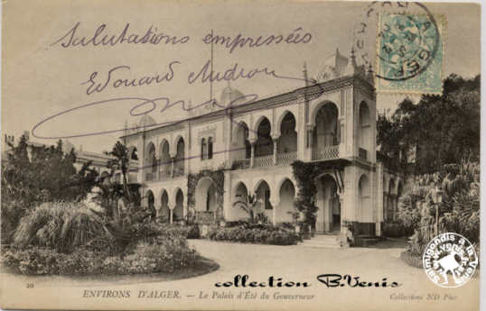 20:-Alger, le palais d'été du Gouverneur, 50 ko