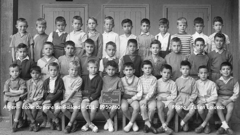 Cours élémentaire 1ère année, 1959-1960