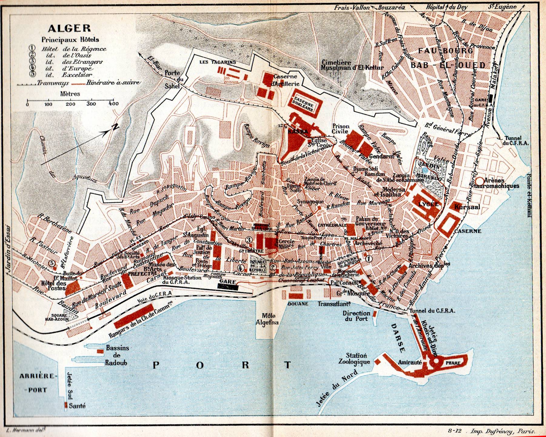 Alger, plan de 1911 