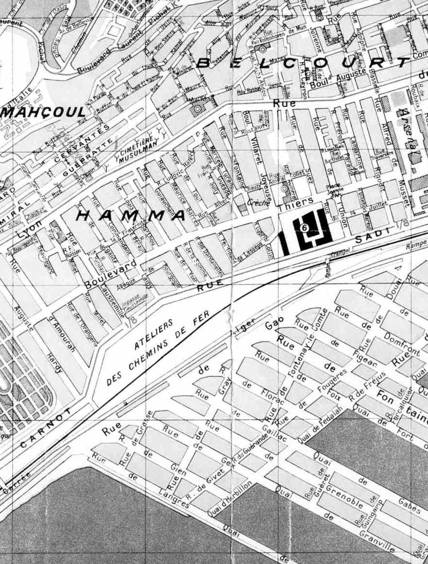 Plan 5: Belcourt - le Hamma