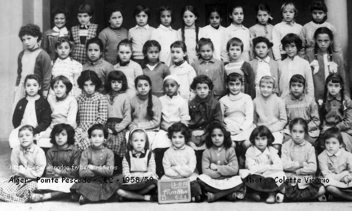 Cours élémentaire deuxième année, 1958-1959 