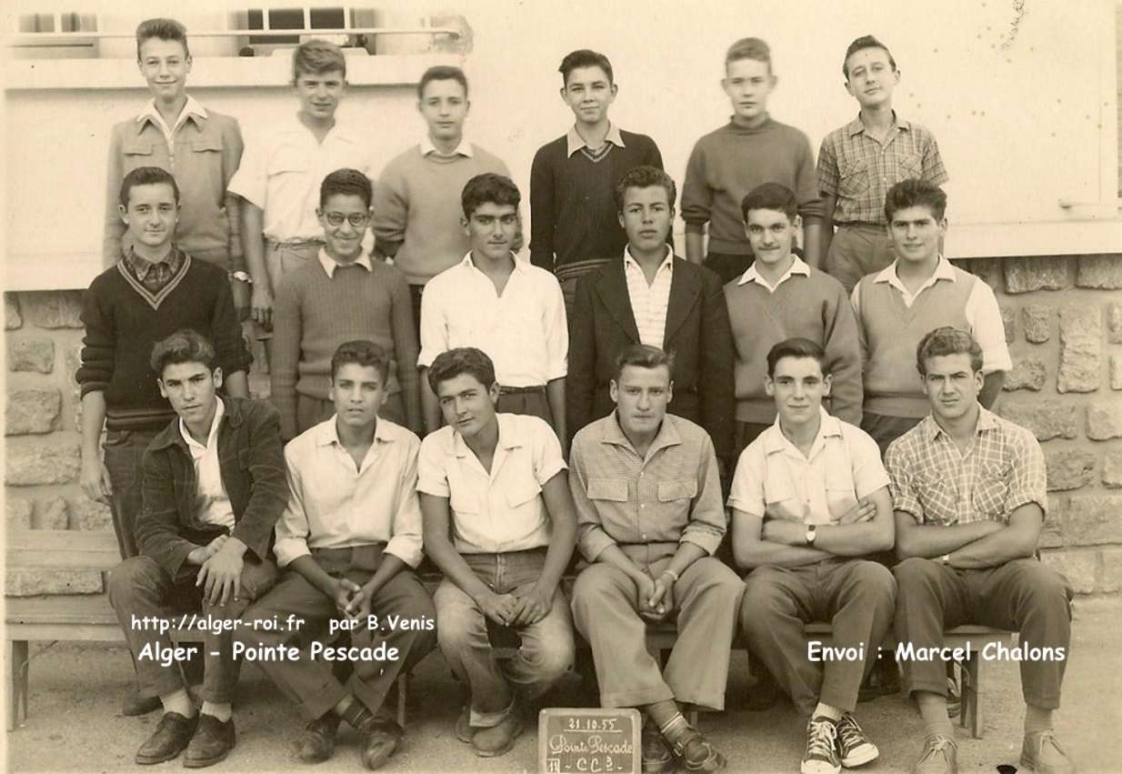 pointe pescade,cc3,1955-1956,55-56, photos de classes