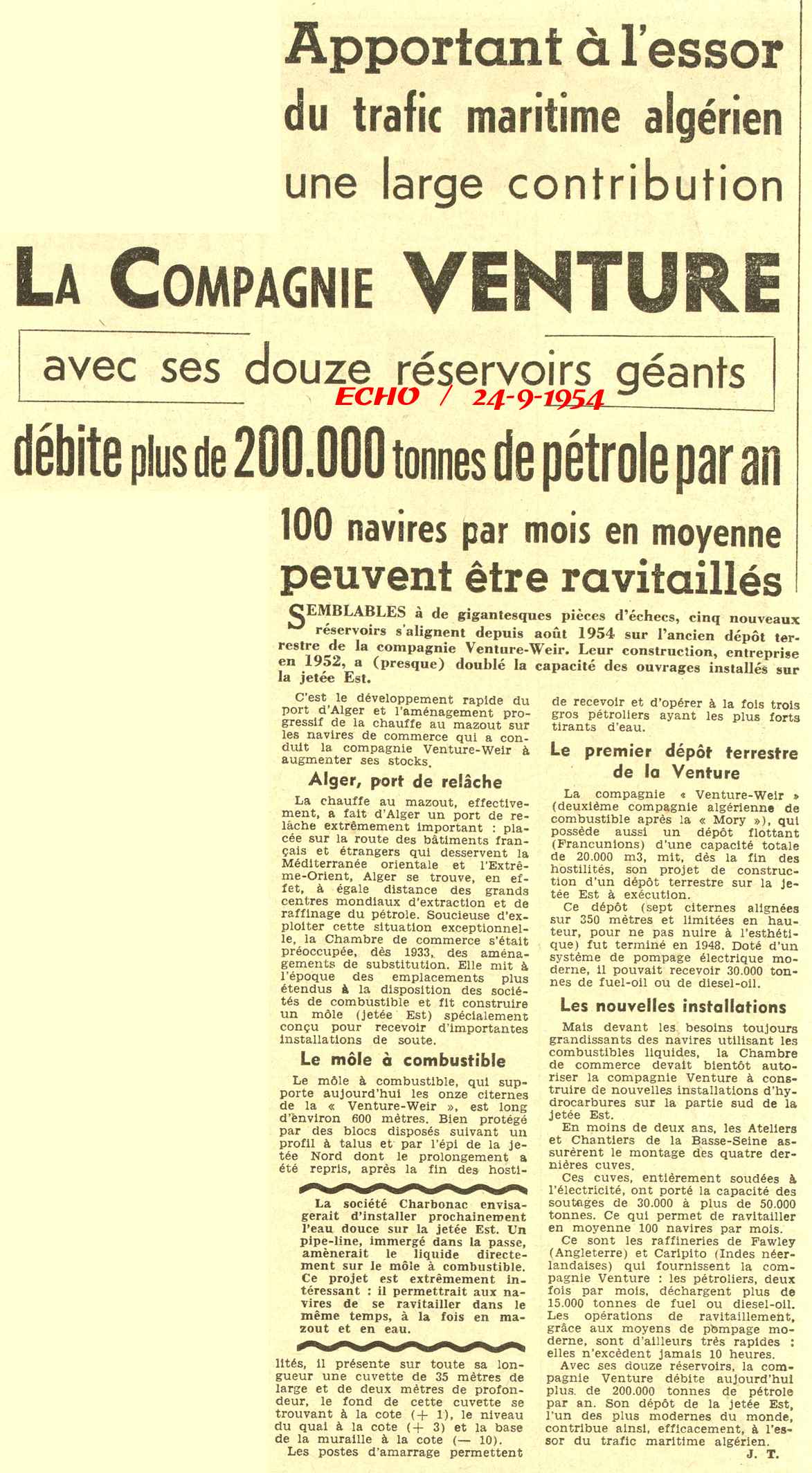 Apportant à l’essor du trafic maritime algérien une large contribution 