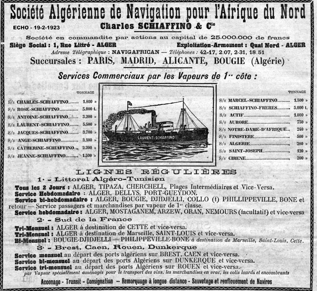 Société Algérienne de Navigation pour l'Afrique du Nord