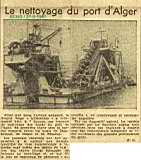 Nettoyage du port d'Alger 