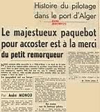 Histoire du pilotage dans le port d'Alger
