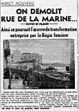 On démolit rue de la Marine..1937