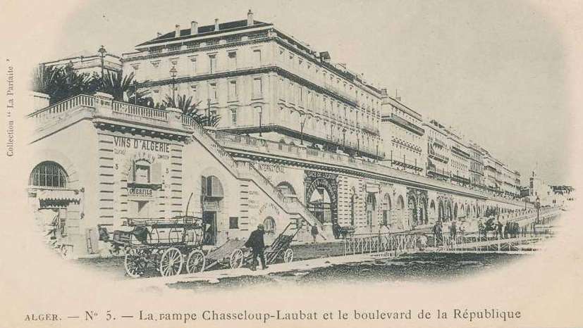 La rampe Chasseloup-Laubat et le boulevard de la République