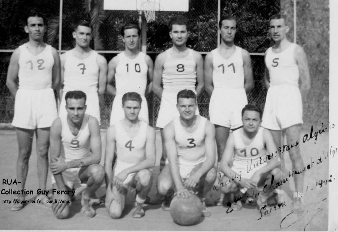 2e du Championnat d'Alger - Saison 1941.42 .