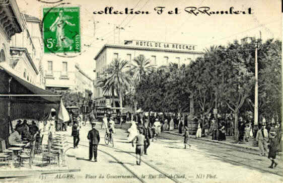 135:-Alger,place du Gouvernement , la rue Bab-el-Oued, 51 ko