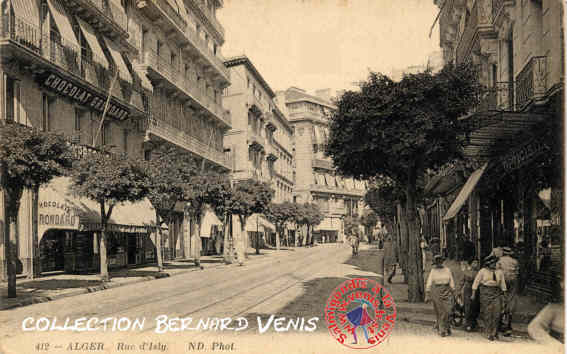 Alger, la rue d'Isly