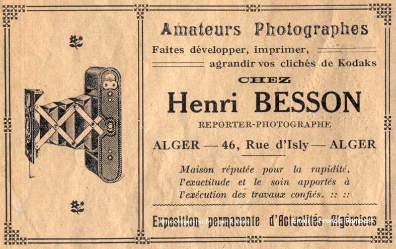 Henri Besson,reporter-photographe