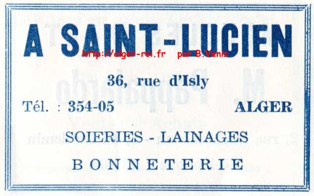 rue d'isly,a saint-lucien,soieries,lainages;