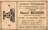 Henri Besson - pub 1920